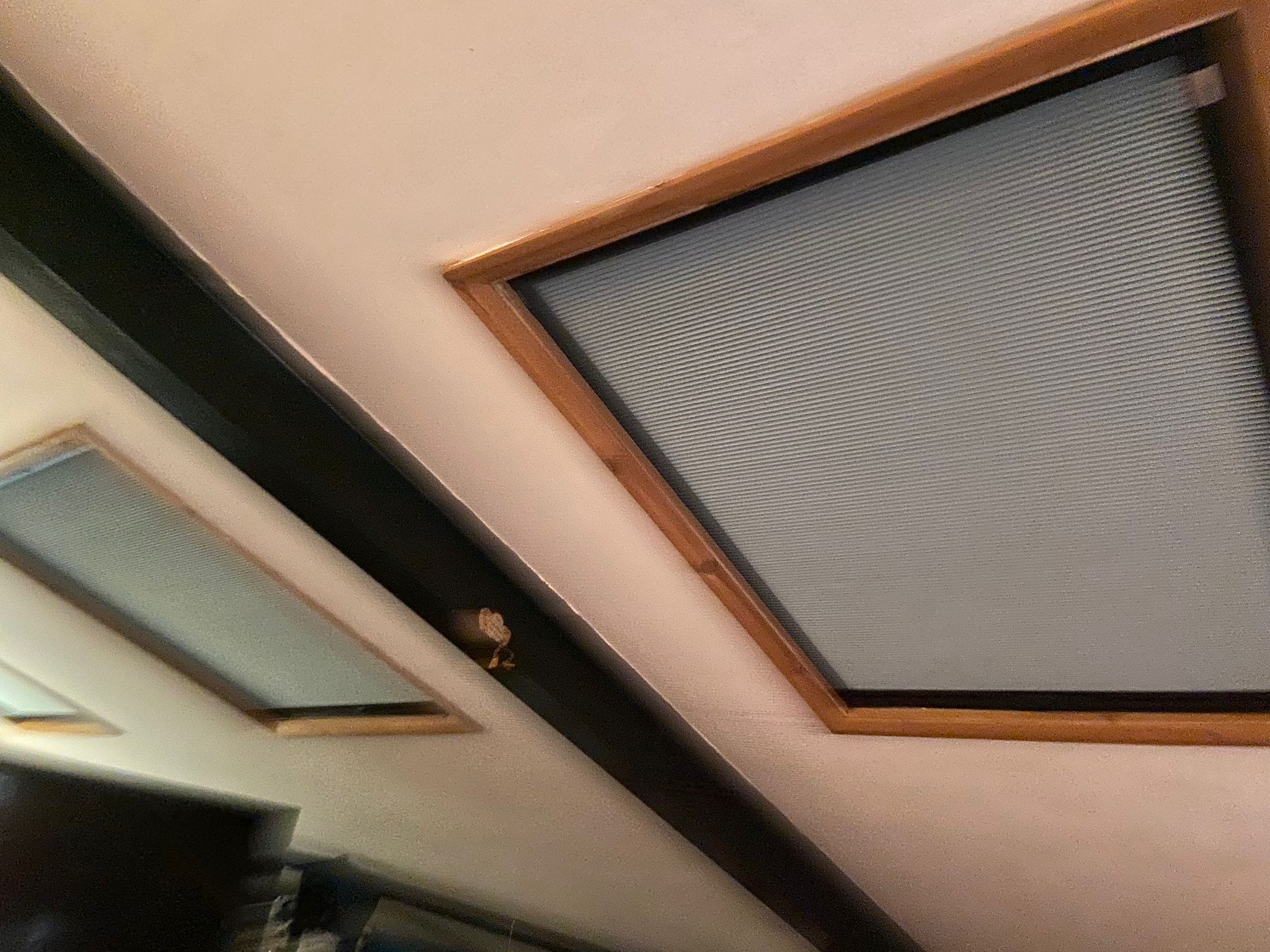 Made-to-Measure Blind Screen Skylight Blind Installed in Welford